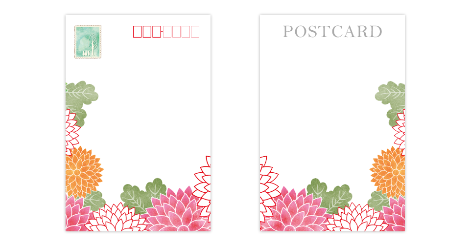 ハーモナイズではポストカードから年賀状、案内状までデザインから印刷までワンストップで承ります。